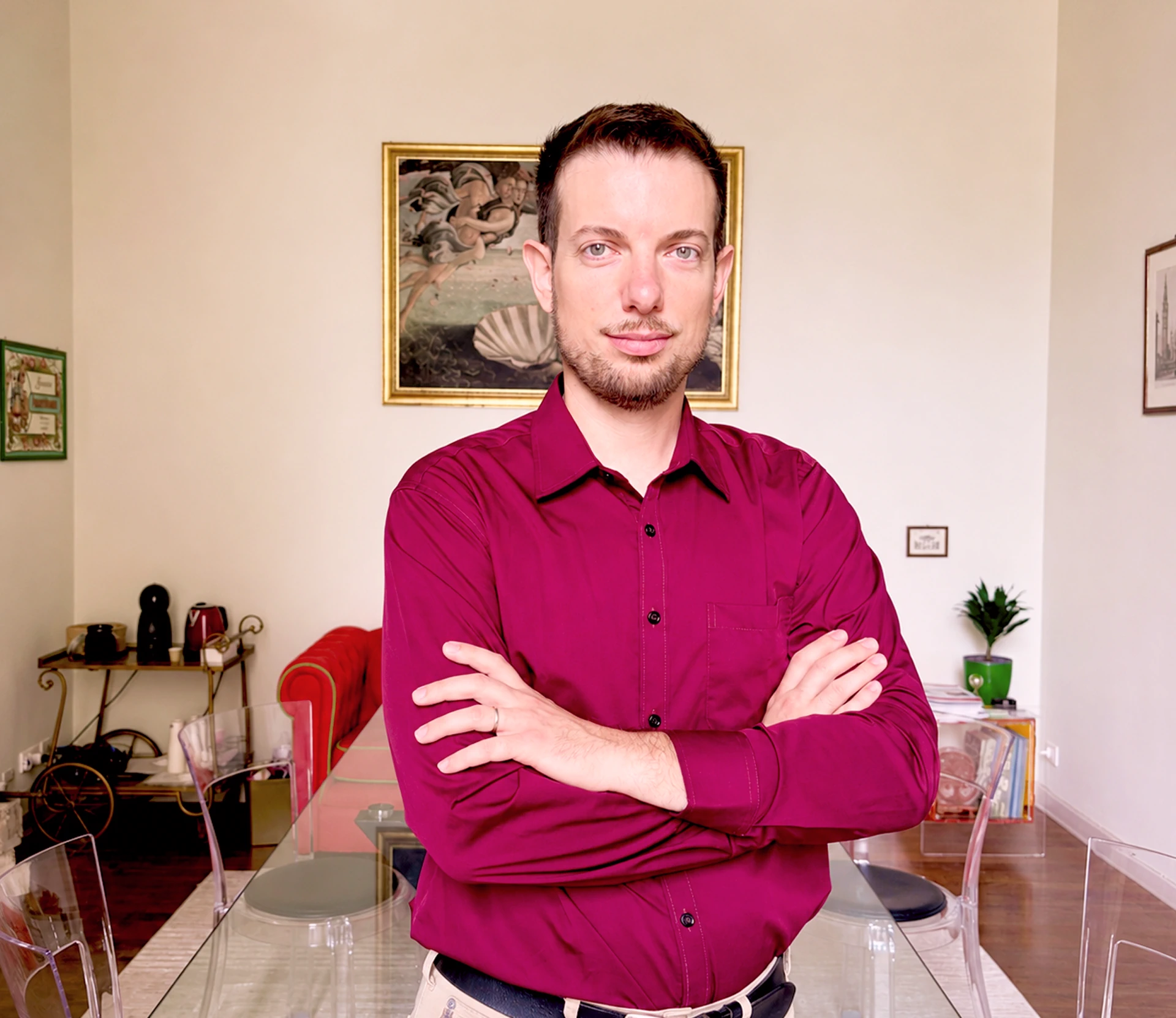 Ritratto del Geometra Marco Grandi, fondatore e titolare dello Studio Tecnico Mensura